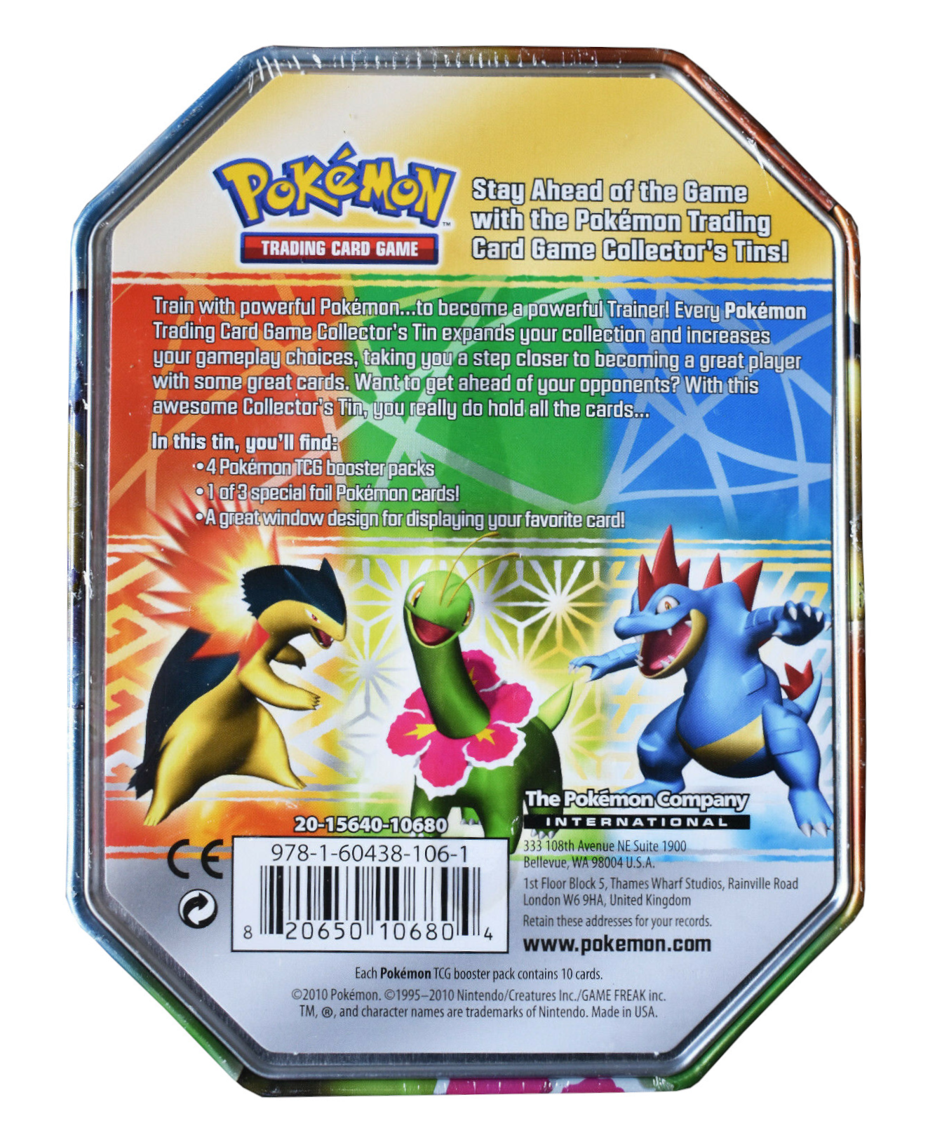 HeartGold & SoulSilver - Collector's Tin (Meganium) | Jack's On Queen