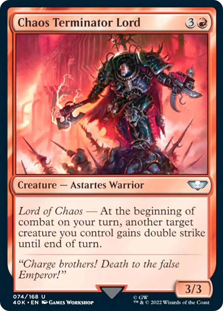 Chaos Terminator Lord [Universes Beyond: Warhammer 40,000] | Jack's On Queen