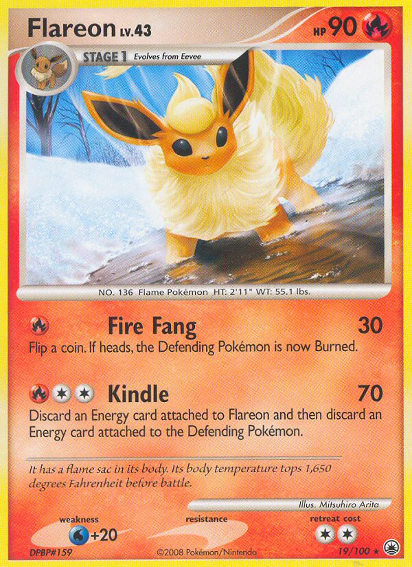 Flareon (19/100) [Diamond & Pearl: Majestic Dawn] | Jack's On Queen