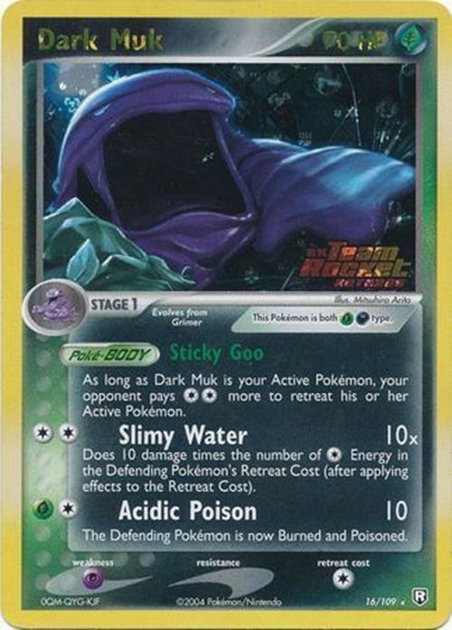 Dark Muk (16/109) (Stamped) [EX: Team Rocket Returns] | Jack's On Queen