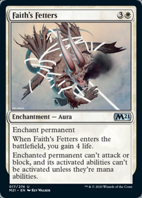 Faith's Fetters [Core Set 2021] | Jack's On Queen