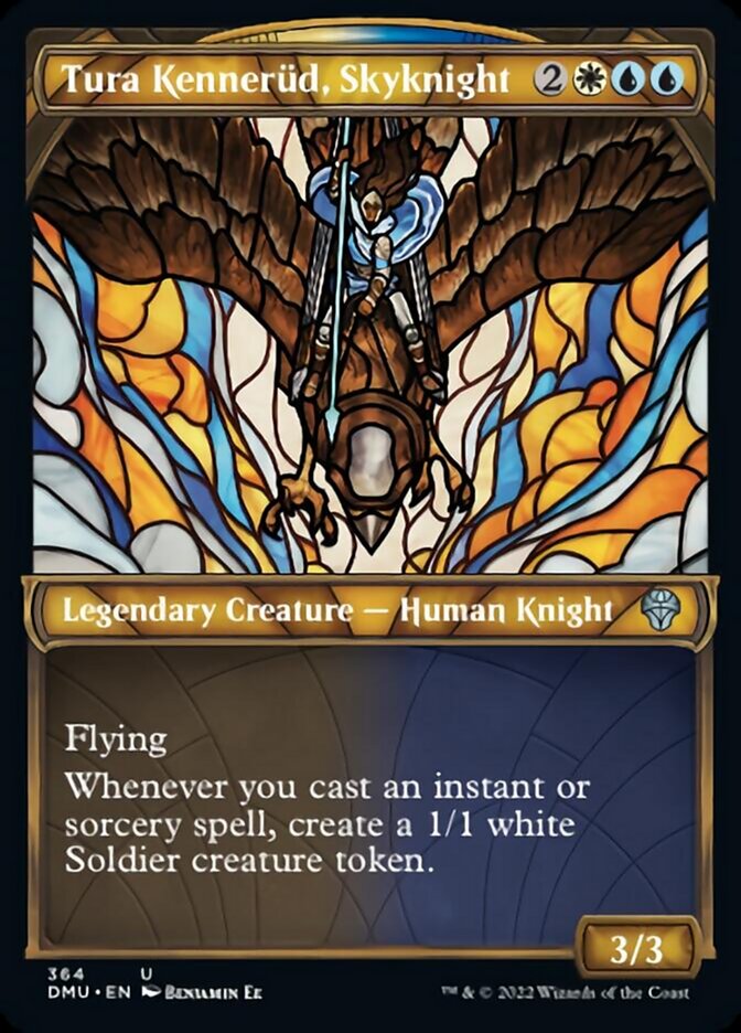 Tura Kennerud, Skyknight (Showcase Textured) [Dominaria United] | Jack's On Queen