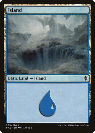 Island (259) [Battle for Zendikar] | Jack's On Queen