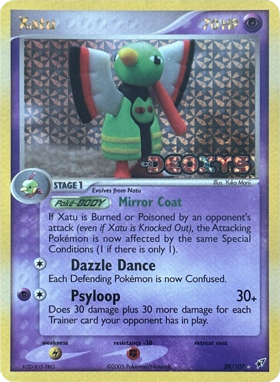 Xatu (29/107) (Stamped) [EX: Deoxys] | Jack's On Queen