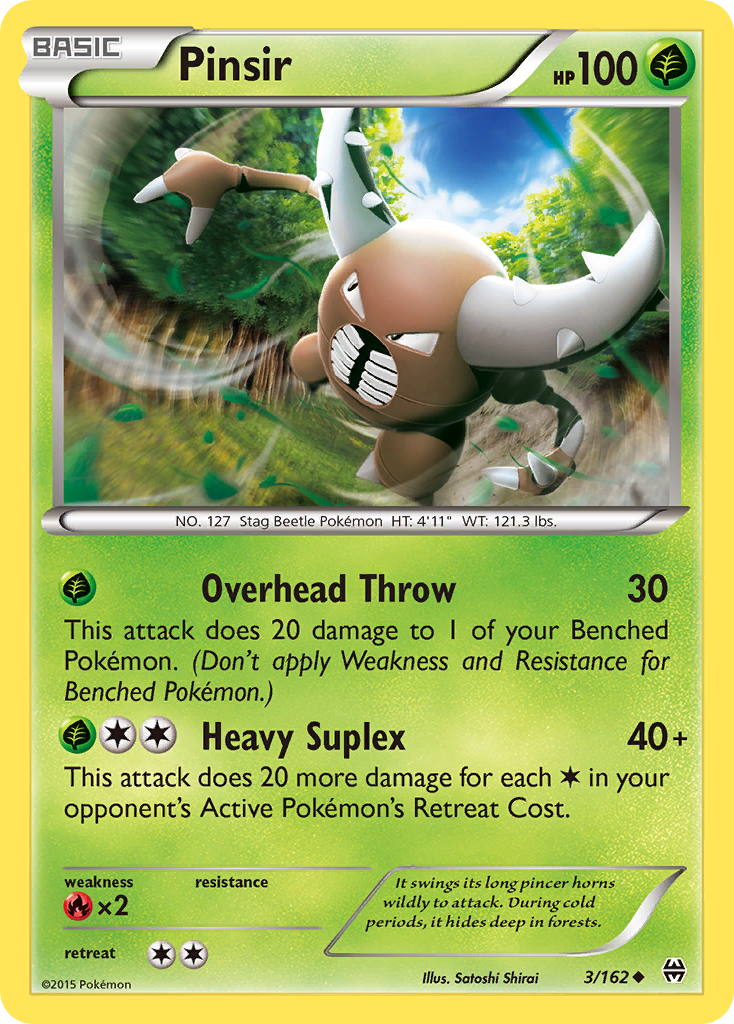 Pinsir (3/162) [XY: BREAKthrough] | Jack's On Queen