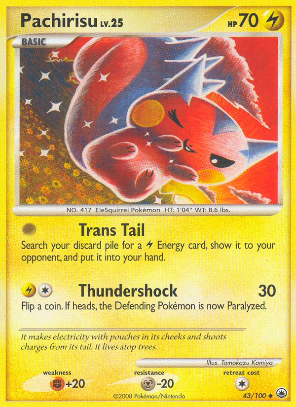Pachirisu (43/100) [Diamond & Pearl: Majestic Dawn] | Jack's On Queen