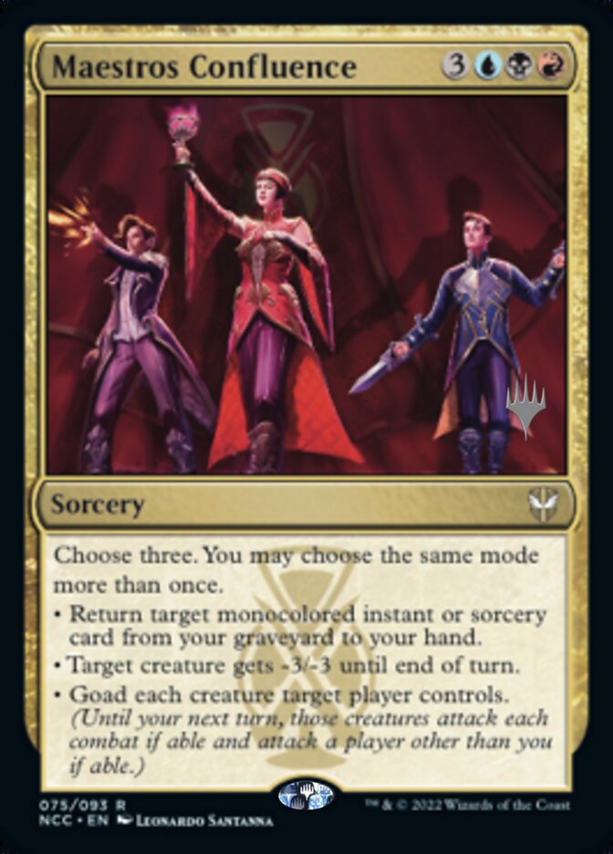 Maestros Confluence (Promo Pack) [Streets of New Capenna Commander Promos] | Jack's On Queen