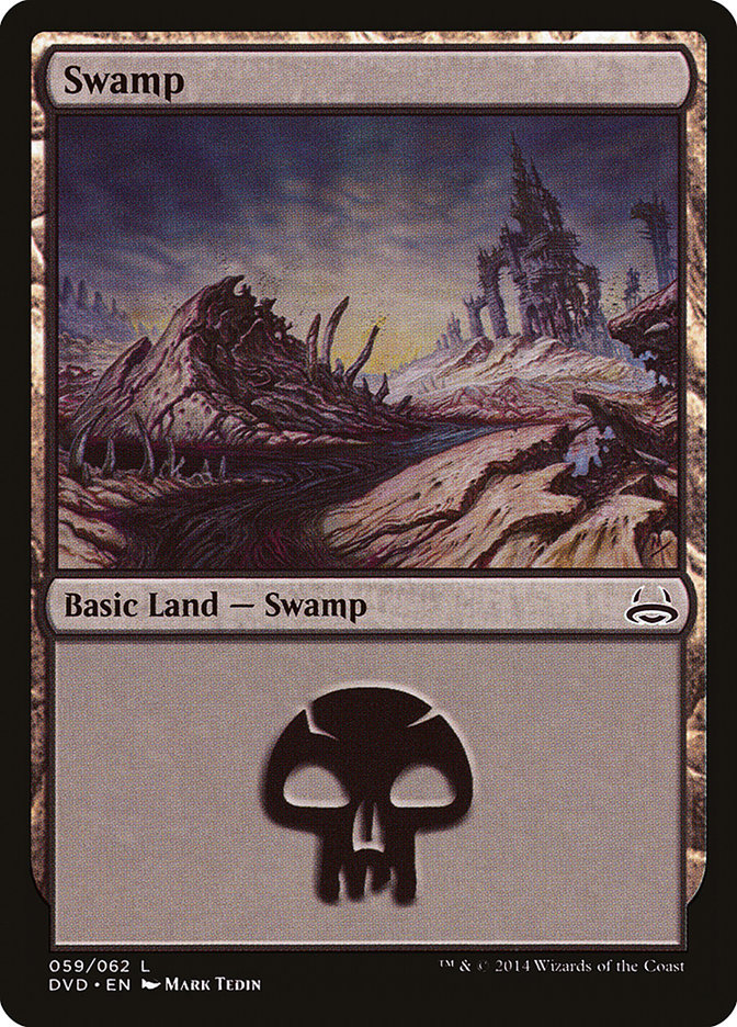 Swamp (59) (Divine vs. Demonic) [Duel Decks Anthology] | Jack's On Queen