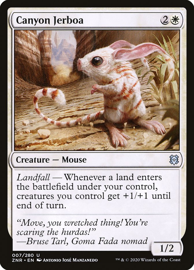 Canyon Jerboa [Zendikar Rising] | Jack's On Queen