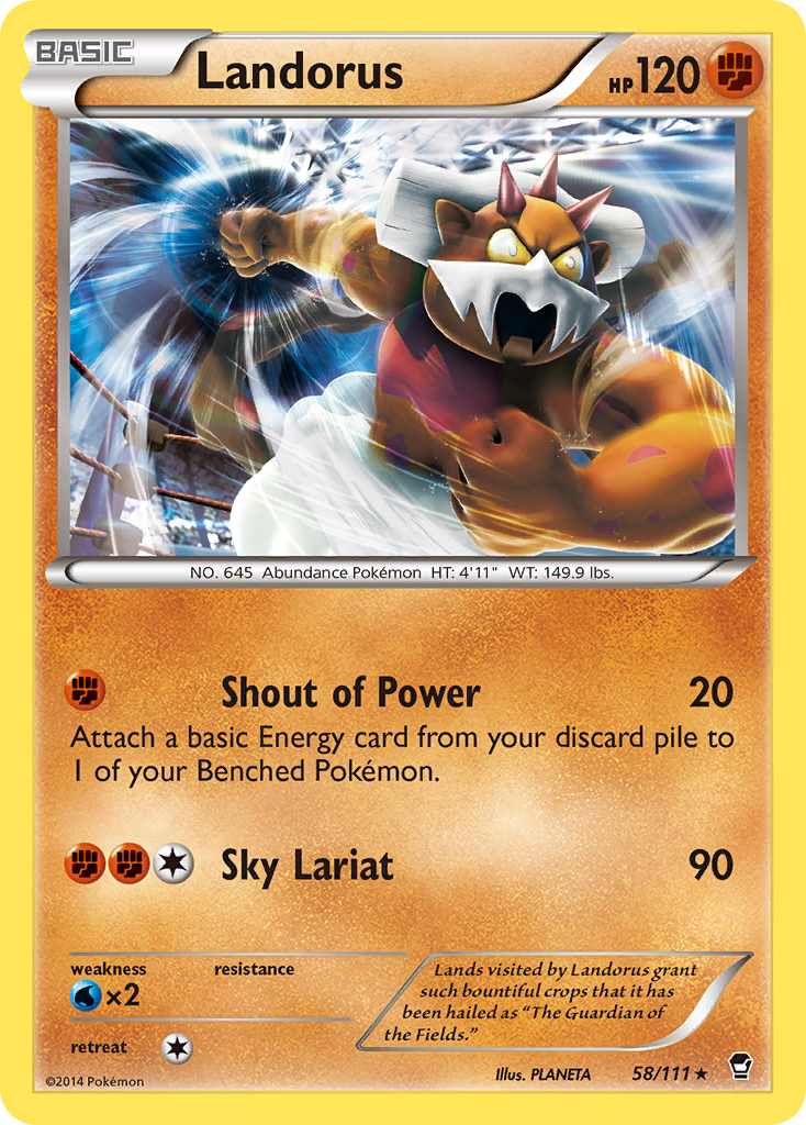 Landorus (58/111) [XY: Furious Fists] | Jack's On Queen