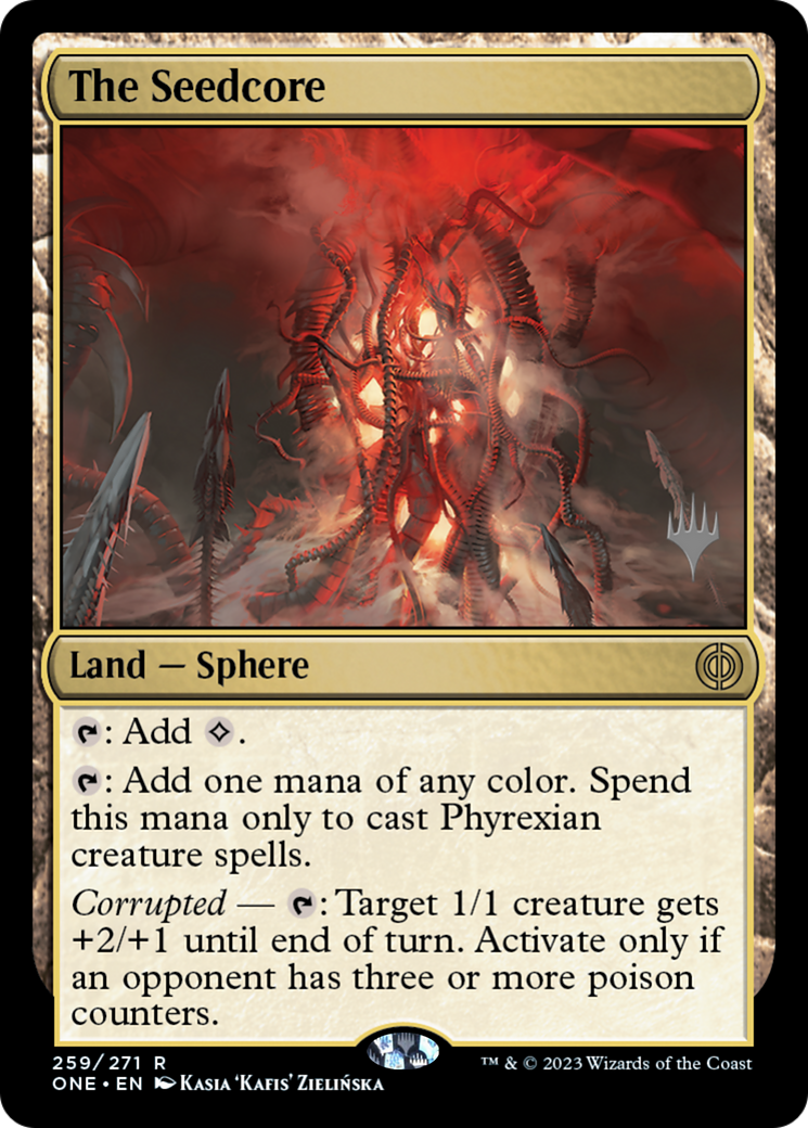 The Seedcore (Promo Pack) [Phyrexia: All Will Be One Promos] | Jack's On Queen