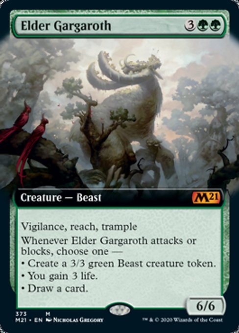 Elder Gargaroth (Extended Art) [Core Set 2021] | Jack's On Queen