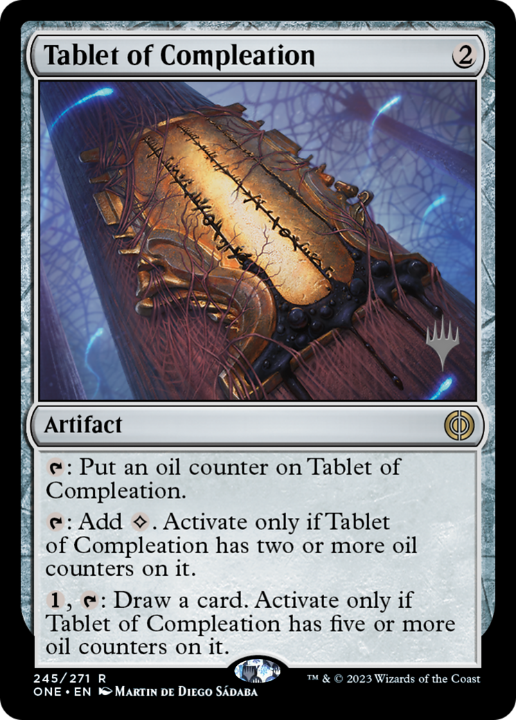 Tablet of Compleation (Promo Pack) [Phyrexia: All Will Be One Promos] | Jack's On Queen