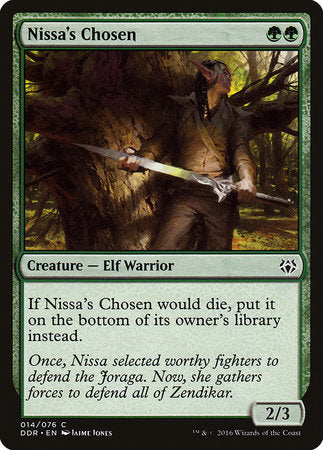 Nissa's Chosen [Duel Decks: Nissa vs. Ob Nixilis] | Jack's On Queen