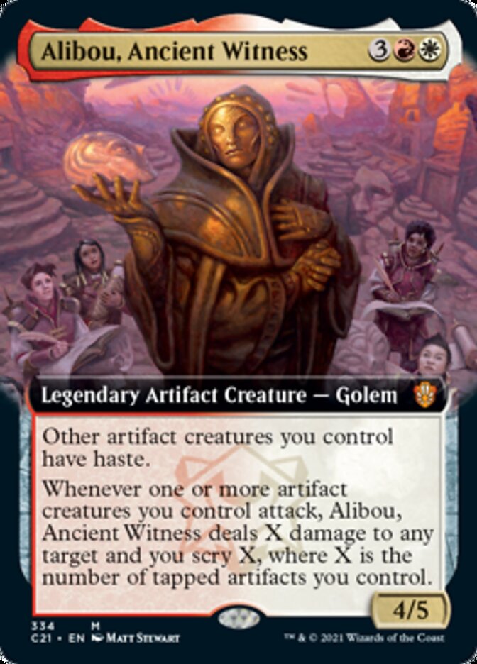 Alibou, Ancient Witness (Extended) [Commander 2021] | Jack's On Queen