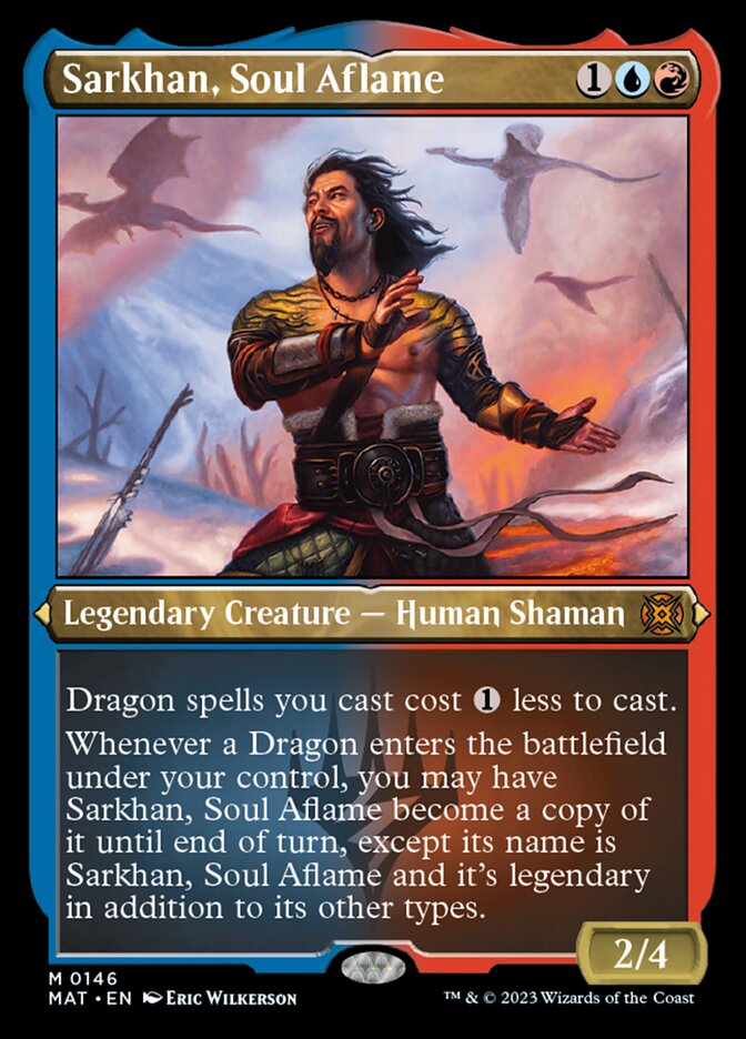 Sarkhan, Soul Aflame (Foil Etched) [March of the Machine: The Aftermath] | Jack's On Queen