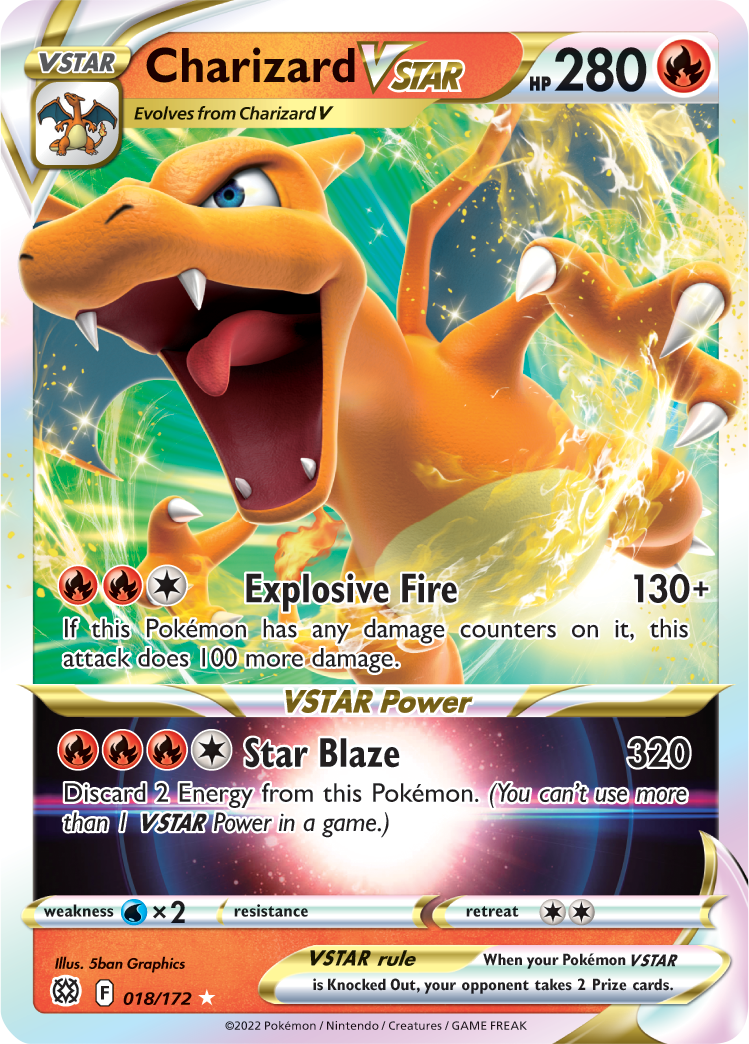 Charizard VSTAR (018/172) [Sword & Shield: Brilliant Stars] | Jack's On Queen