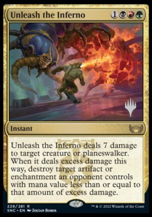 Unleash the Inferno (Promo Pack) [Streets of New Capenna Promos] | Jack's On Queen
