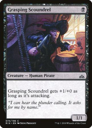 Grasping Scoundrel [Rivals of Ixalan] | Jack's On Queen