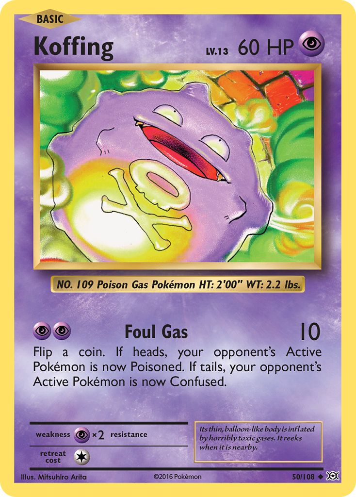 Koffing (50/108) [XY: Evolutions] | Jack's On Queen