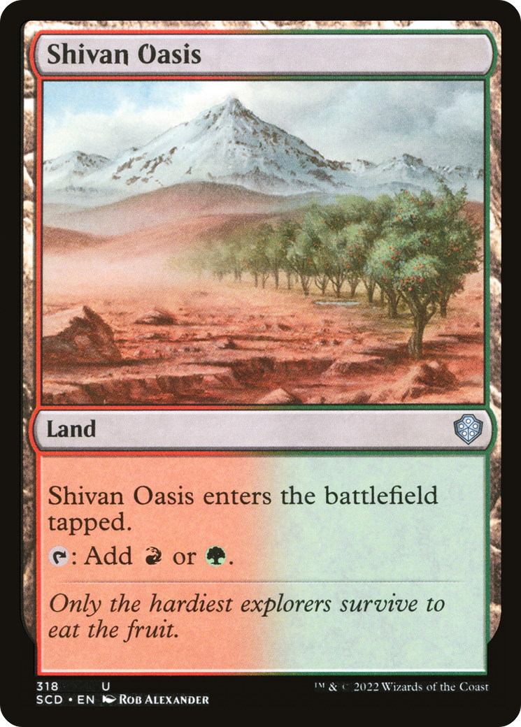 Shivan Oasis [Starter Commander Decks] | Jack's On Queen