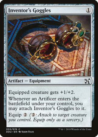 Inventor's Goggles [Duel Decks: Elves vs. Inventors] | Jack's On Queen