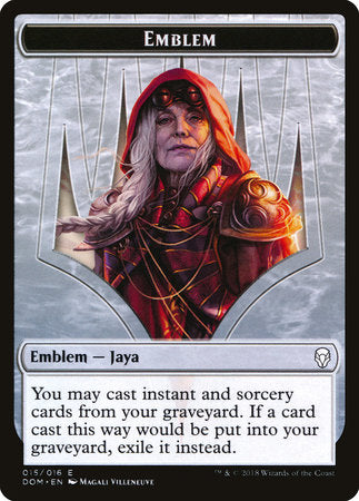 Emblem - Jaya Ballard [Dominaria Tokens] | Jack's On Queen