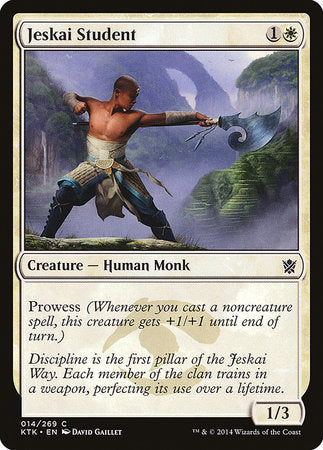 Jeskai Student [Khans of Tarkir] | Jack's On Queen
