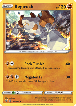 Regirock (089/185) [Sword & Shield: Vivid Voltage] | Jack's On Queen
