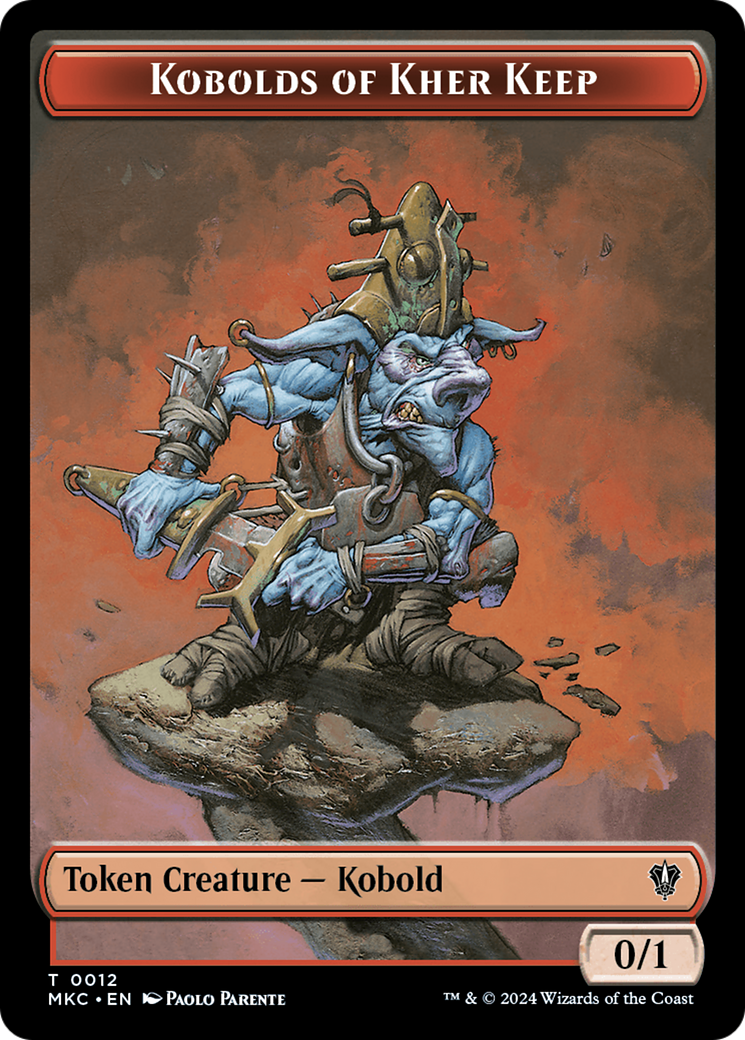 Gold // Kobolds of Kher Keep Double-Sided Token [Murders at Karlov Manor Commander Tokens] | Jack's On Queen