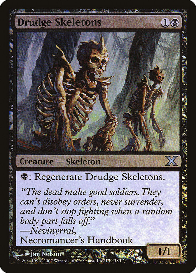 Drudge Skeletons (Premium Foil) [Tenth Edition] | Jack's On Queen