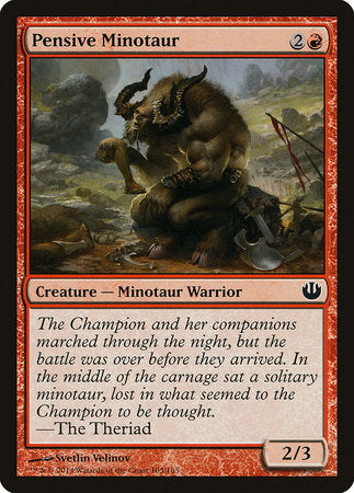 Pensive Minotaur [Journey into Nyx] | Jack's On Queen