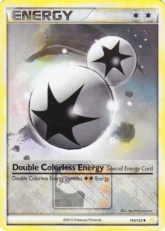 Double Colorless Energy (103/123) (League Promo) [HeartGold & SoulSilver: Base Set] | Jack's On Queen