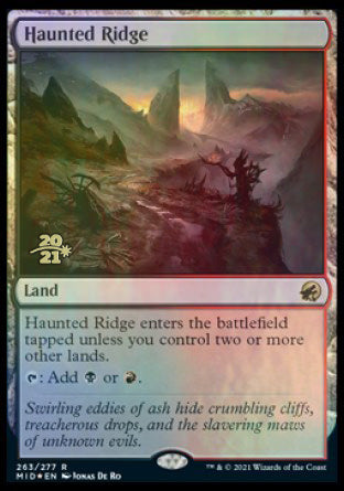 Haunted Ridge [Innistrad: Midnight Hunt Prerelease Promos] | Jack's On Queen