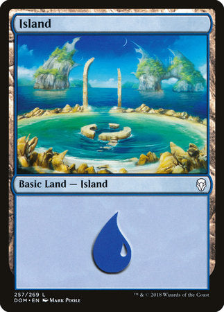 Island (257) [Dominaria] | Jack's On Queen