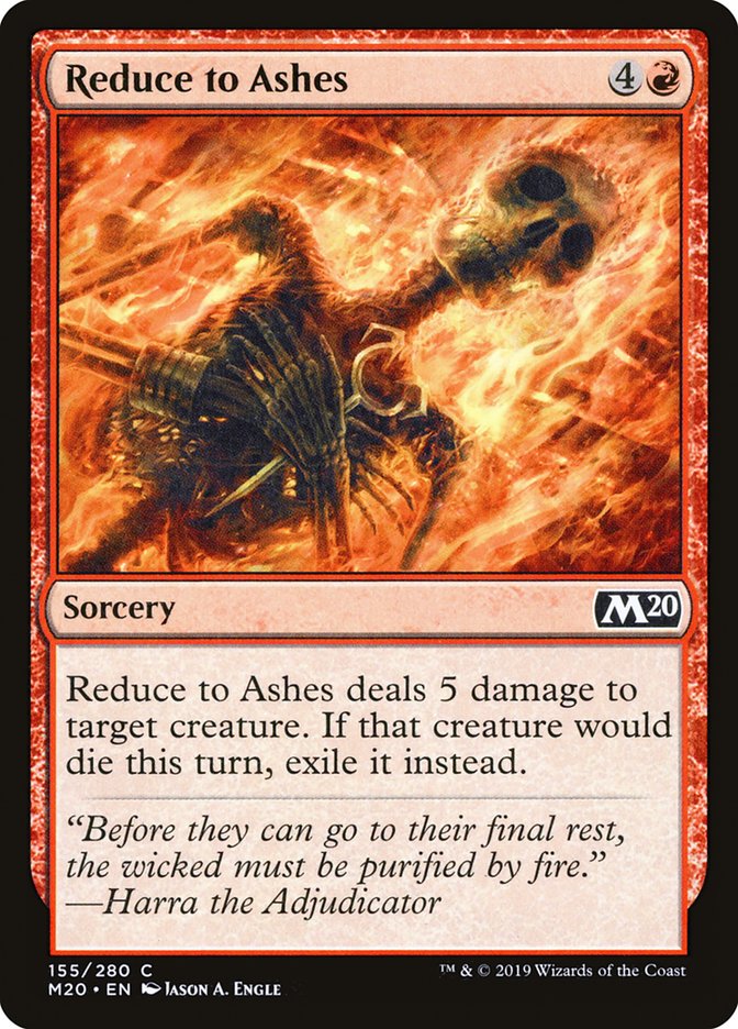 Reduce to Ashes [Core Set 2020] | Jack's On Queen