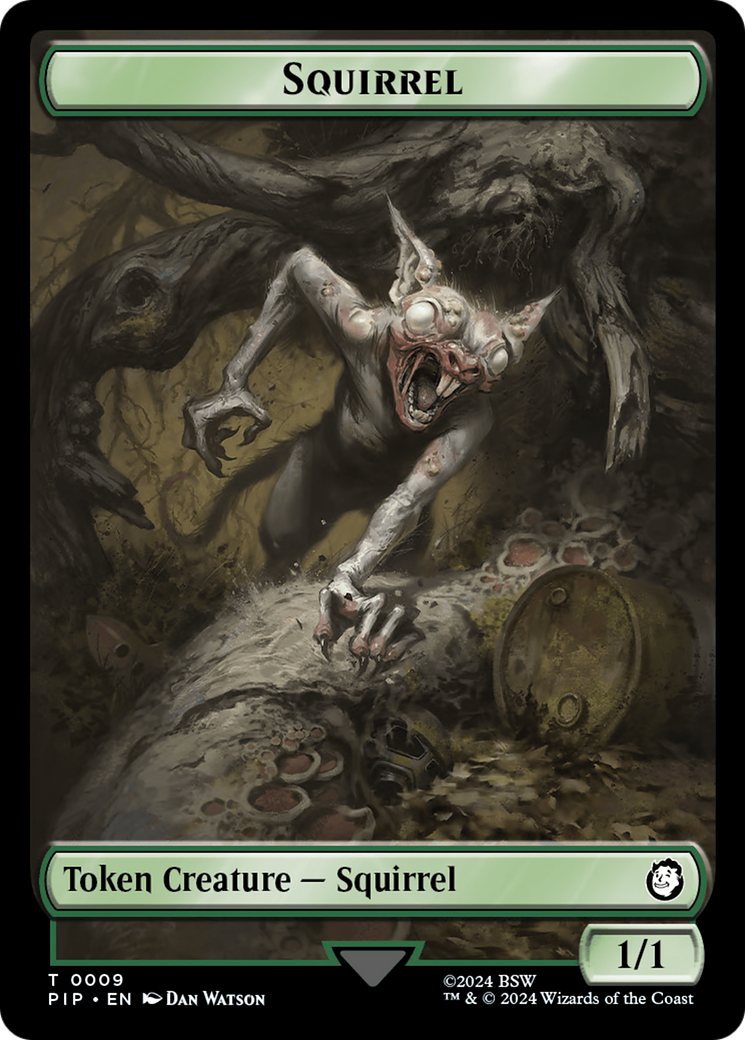 Energy Reserve // Squirrel Double-Sided Token [Fallout Tokens] | Jack's On Queen