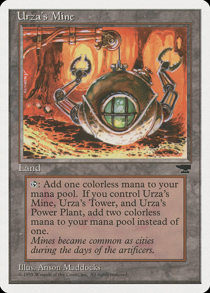 Urza's Mine (Orange Background) [Chronicles] | Jack's On Queen