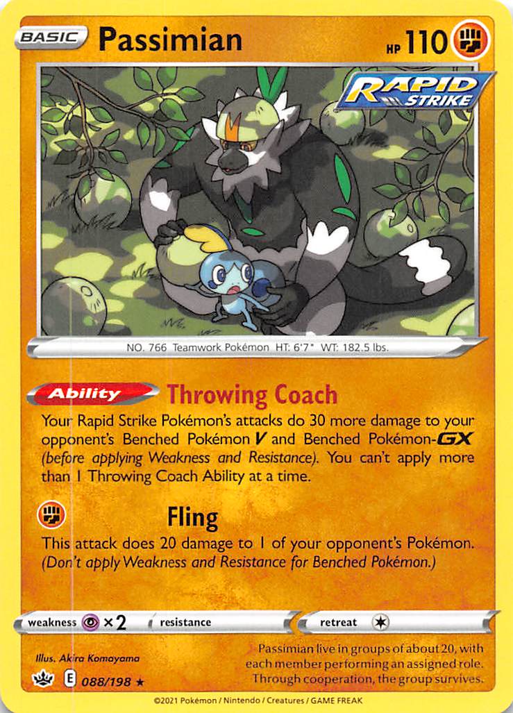 Passimian (088/198) [Sword & Shield: Chilling Reign] | Jack's On Queen