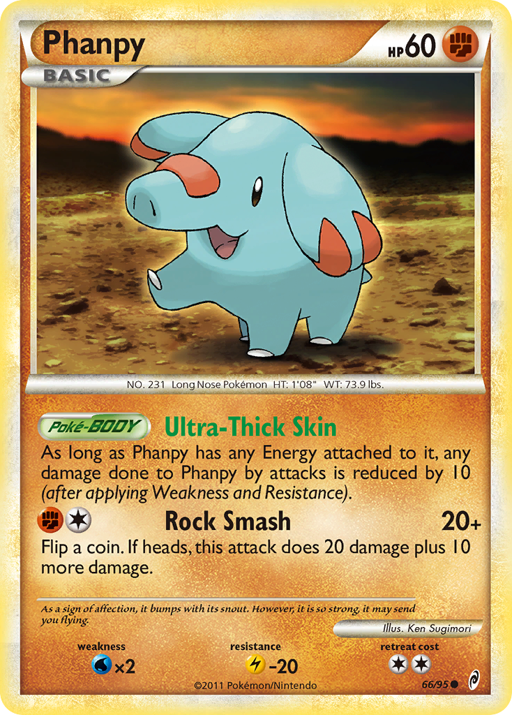 Phanpy (66/95) [HeartGold & SoulSilver: Call of Legends] | Jack's On Queen