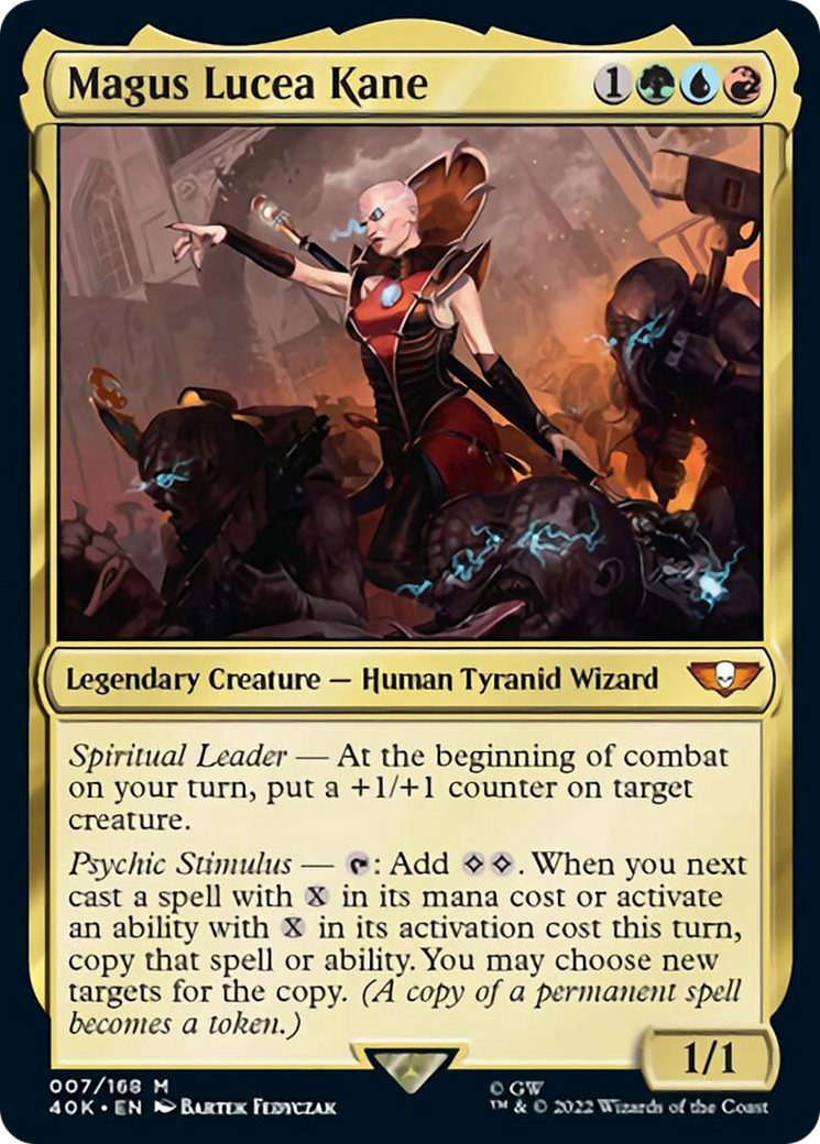 Magus Lucea Kane (Surge Foil) [Universes Beyond: Warhammer 40,000] | Jack's On Queen