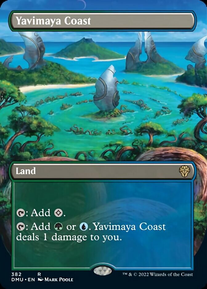 Yavimaya Coast (Borderless Alternate Art) [Dominaria United] | Jack's On Queen