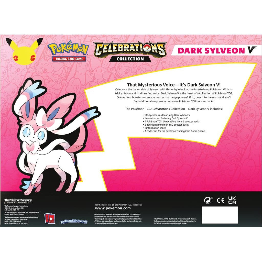 Celebrations: 25th Anniversary - Collection (Dark Sylveon V) | Jack's On Queen