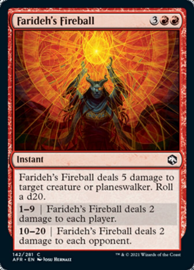 Farideh's Fireball [Dungeons & Dragons: Adventures in the Forgotten Realms] | Jack's On Queen