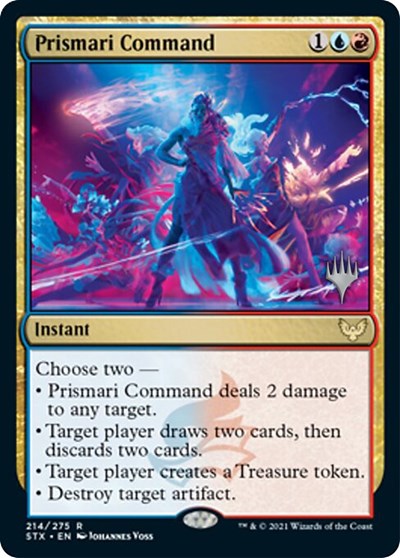 Prismari Command (Promo Pack) [Strixhaven: School of Mages Promos] | Jack's On Queen