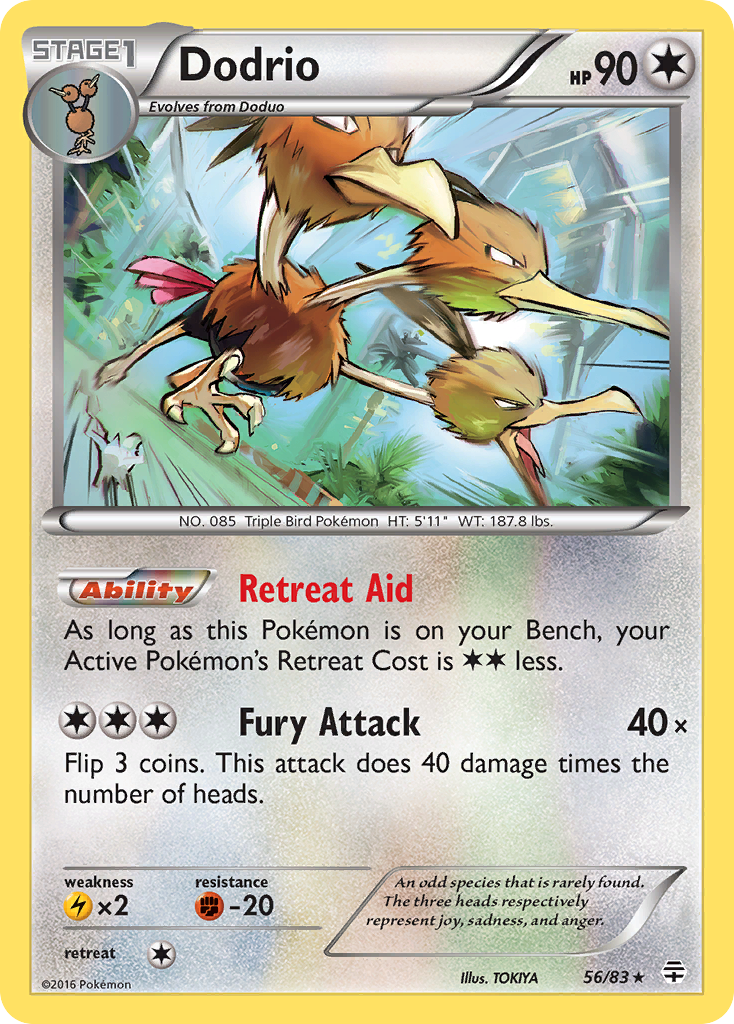 Dodrio (56/83) [XY: Generations] | Jack's On Queen