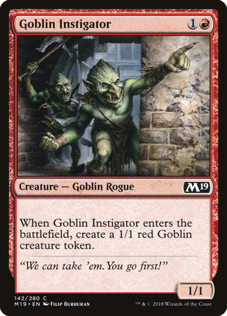 Goblin Instigator [Core Set 2019] | Jack's On Queen