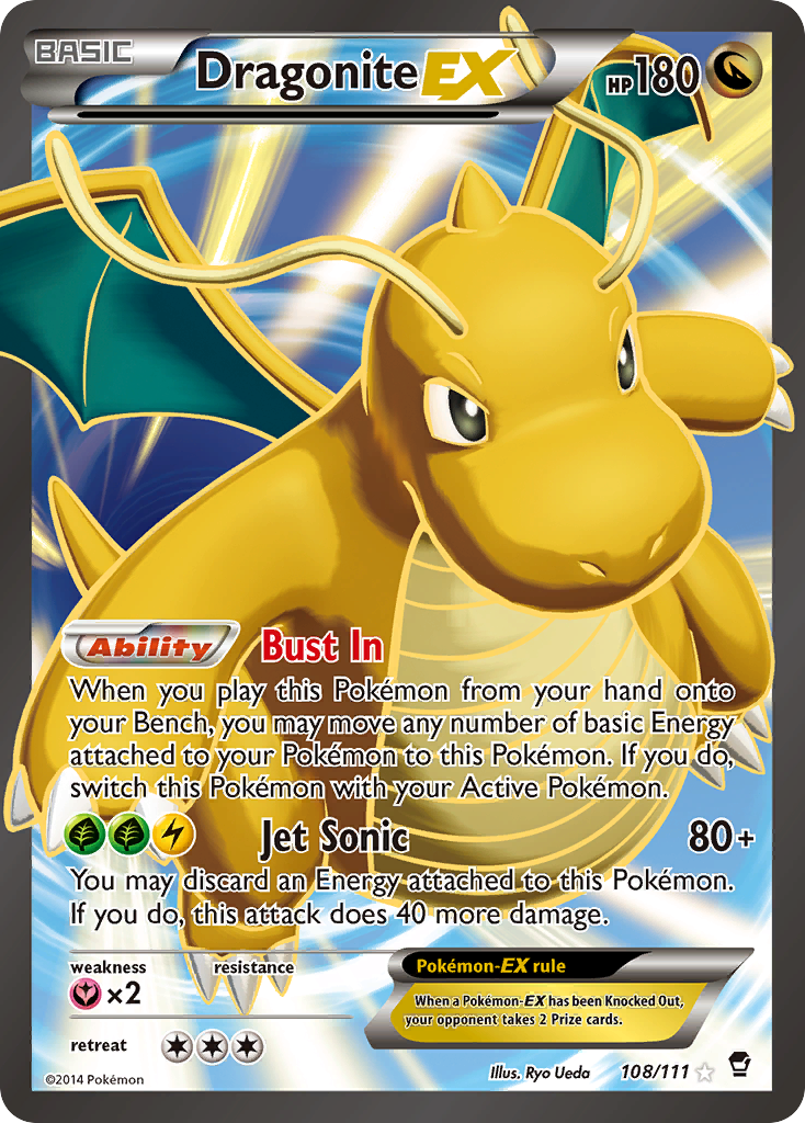 Dragonite EX (108/111) [XY: Furious Fists] | Jack's On Queen