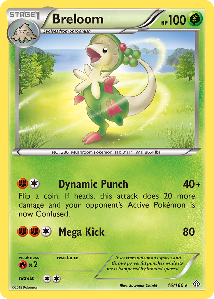 Breloom (16/160) [XY: Primal Clash] | Jack's On Queen