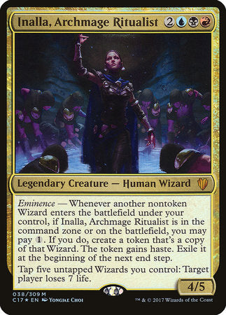 Inalla, Archmage Ritualist (Commander 2017) [Commander 2017 Oversized] | Jack's On Queen